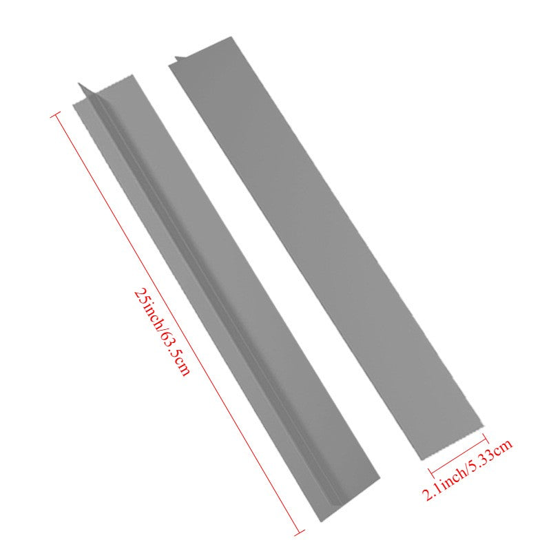 Stove Counter Gap Cover Kitchen Silicone Heat Resistant Mat Gas Stove Protector Slit Cleaning Pad Oil Dust Seal Cooker Cover 1pc