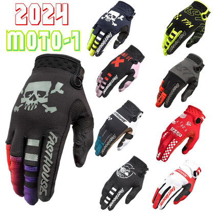 Luvas Podium FXR Moto 2025 Luvas de Ciclismo Luvas de Motocicleta Luvas Off-Road Downhill DH MX MTB Luvas para Pilotagem ao Ar Livre