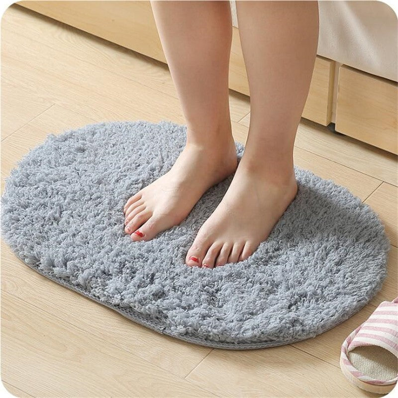 1 Pcs Bathroom Foot Floor Mats Creative Absorbent Soft Memory Carpet Rugs Toilet Stairs Bathtub Living Room Door Bath Cushion