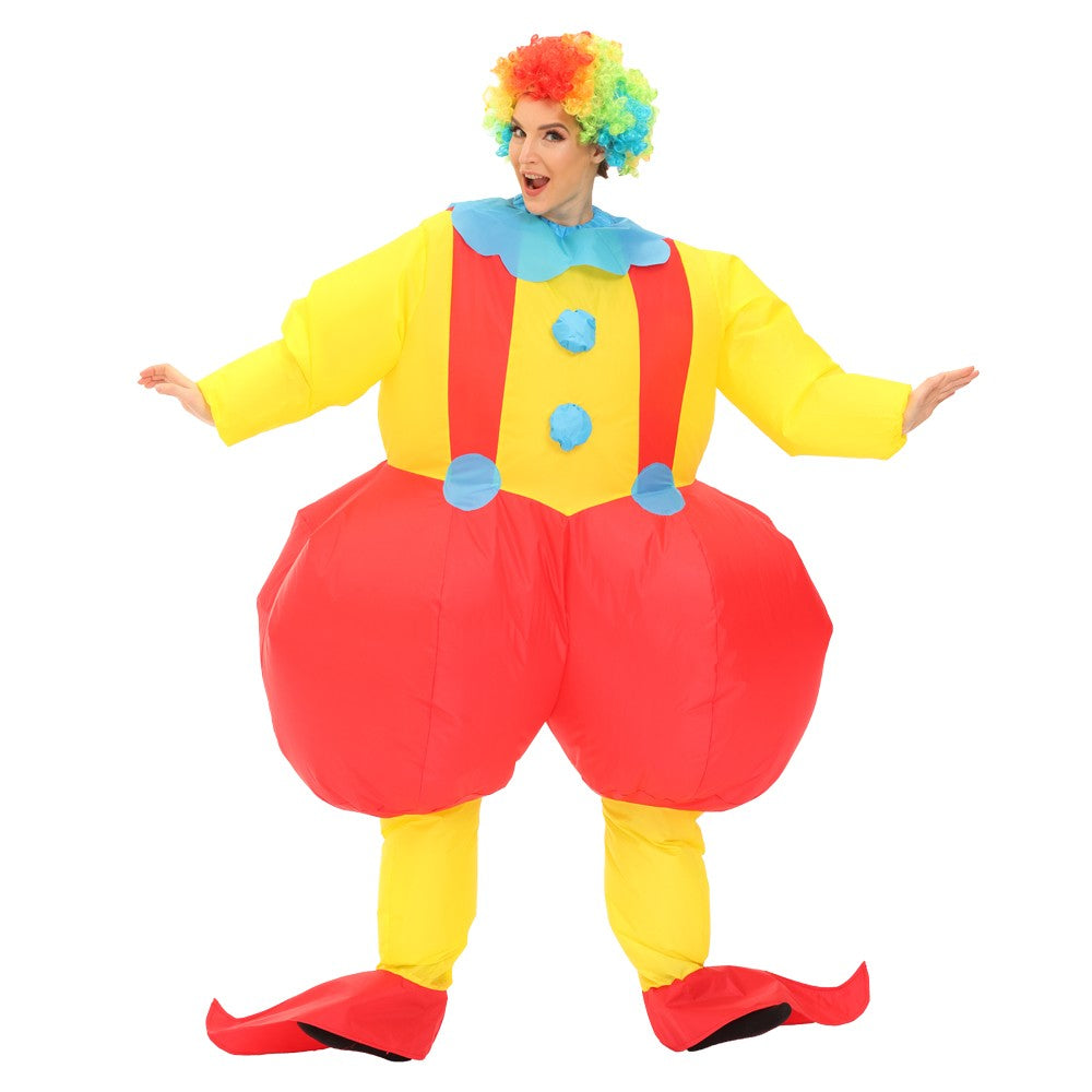 Hot Adult Blue Purple Ballet Dress Inflatable Costume Suit Anime Carnival Purim Halloween Party Cosplay Costume for Man Woman