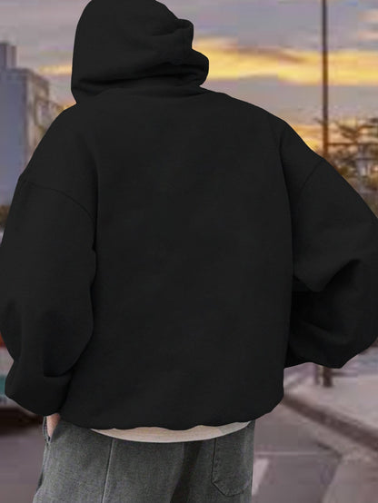 E=Mc2 Energy Milk Coffee Prints Men Hoodies Autumn Fleece Warm Sweatshirt Casual Loose Pocket Streetwear Sports Male Clothes