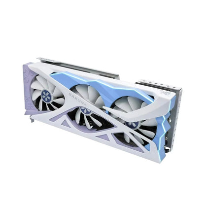 Placa de vídeo para jogos Yeston RX 7700 XT 12GB GDDR6 Sakura Bride Edition - Inspirada em anime