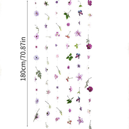 25/50Pcs 1.8m Silk Artificial Floating Flower String Wedding Couple Photo Decor DIY Floral Design Craft Supplies Home Decoration