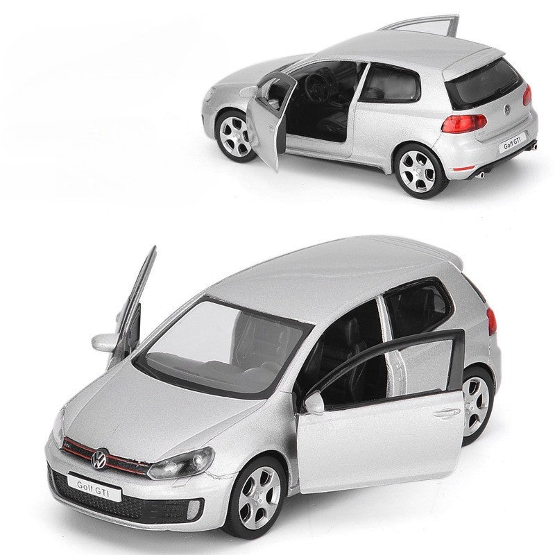 1:36 Volkswagen Golf 6 GTI Carro de Brinquedo Miniatura de Metal SUV Com Função de Recuo Portas Que Abrem Coleção Educacional Presente Infantil