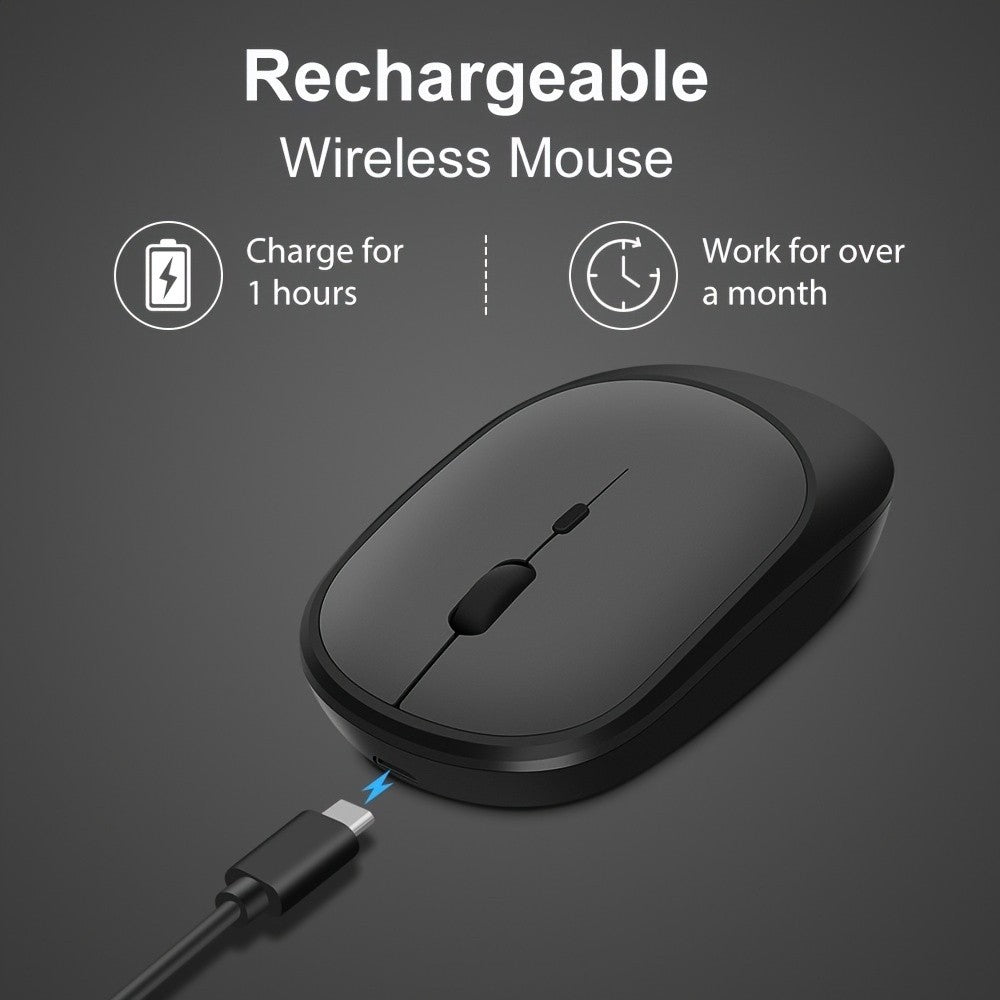 HOT Mouse Sem Fio USB 2.4G Recarregável Gamer Modos Duplos Bluetooth Para Notebook Pad Tablet PC Macbook Mause