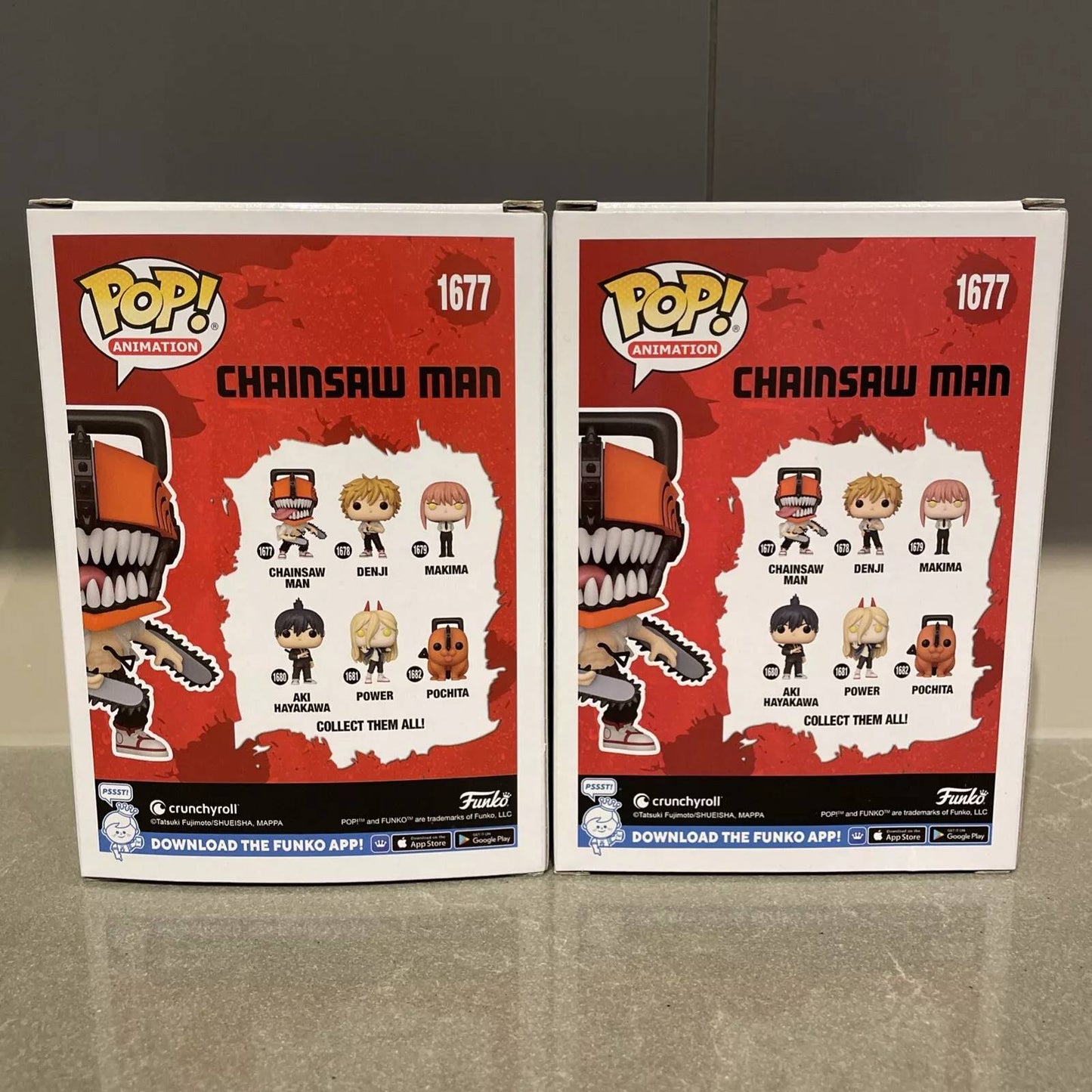 Chainsaw Man 1667 Bonecos Funko Pop (Variantes Chase) Figura de Vinil Colecionável Edição Limitada Decoração de Mesa Modelo de Brinquedo de Presente