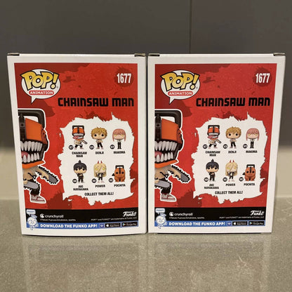 Chainsaw Man 1667 Bonecos Funko Pop (Variantes Chase) Figura de Vinil Colecionável Edição Limitada Decoração de Mesa Modelo de Brinquedo de Presente