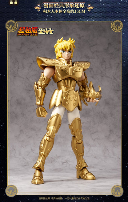 Novo Genuíno BLOKEES Gold Saint Seiya Sagitário Seiya Pégaso Aiolos Tenma Pégaso Action Figure Brinquedo Montar Figura Brinquedo Presente