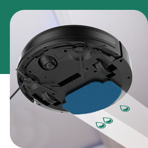 Aspirador de Pó Robô Saerke G20 2000Pa Sucção Forte 3 em 1 Limpeza Aspiração Esfregar APP Eletrodoméstico para Lavar Chão e Carpete