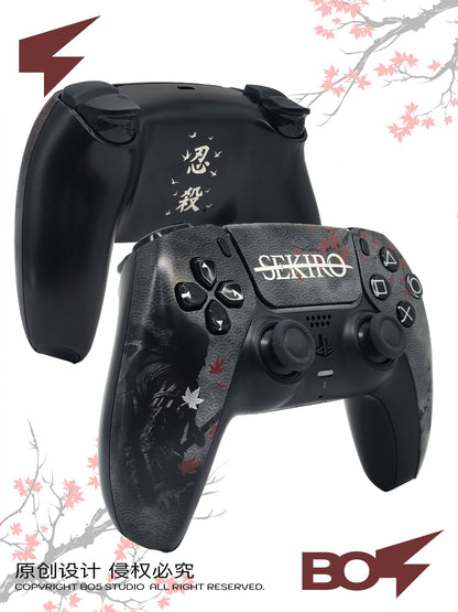 For PS5 Controller Shell, Wolf Custom Faceplate Cover with Touchpad for DualSense, Replacement for BDM-010 To 050