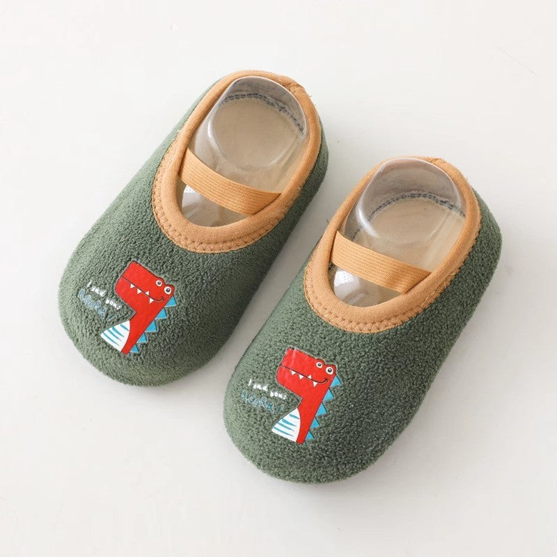 Cute Cartoon Baby Floor Socks Non-slip Soft Sole Toddler Sock Boy Girls Cotton Children's Toddler Warm Shoes Infant First Walker
