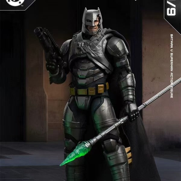 New Original Fondjoy BVS Armored Batman Batalla Damaged Superman Figure Set 1/9 Batman V Superman: Lover of Justice DC