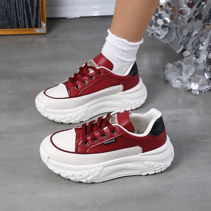 2025 Autumn Winter New Women's Platform Dad Shoes - Versatile Casual Shoes Women's Height Increasing Breathable Sneakers