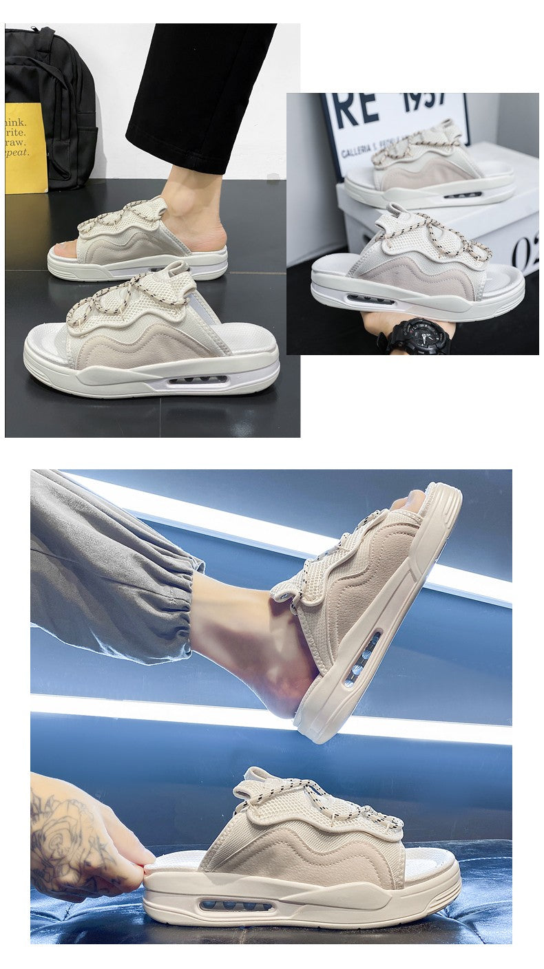 Hot Sale Men's Sandals Outdoor Thick Bottom Sports Casual Sandal for Men Summer Wear-resistant Mans Slipper Slip-on New Fashion