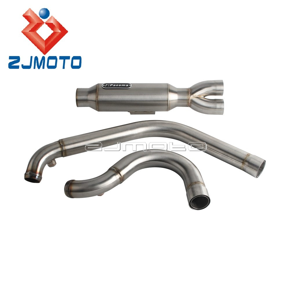 For Harley M8 Touring Electra Glide Road King Street Glide Road Glide 2017-2025 Motorcycle Complete Exhaust Muffler Escape Pipe