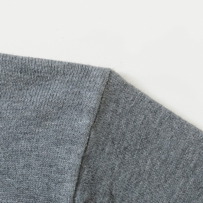 Half Turtleneck Knitwear Sweater New Autumn/Winter Mock Neck Sweatshirts Solid Color Pullovers Man Brand Casual Mens Clothing