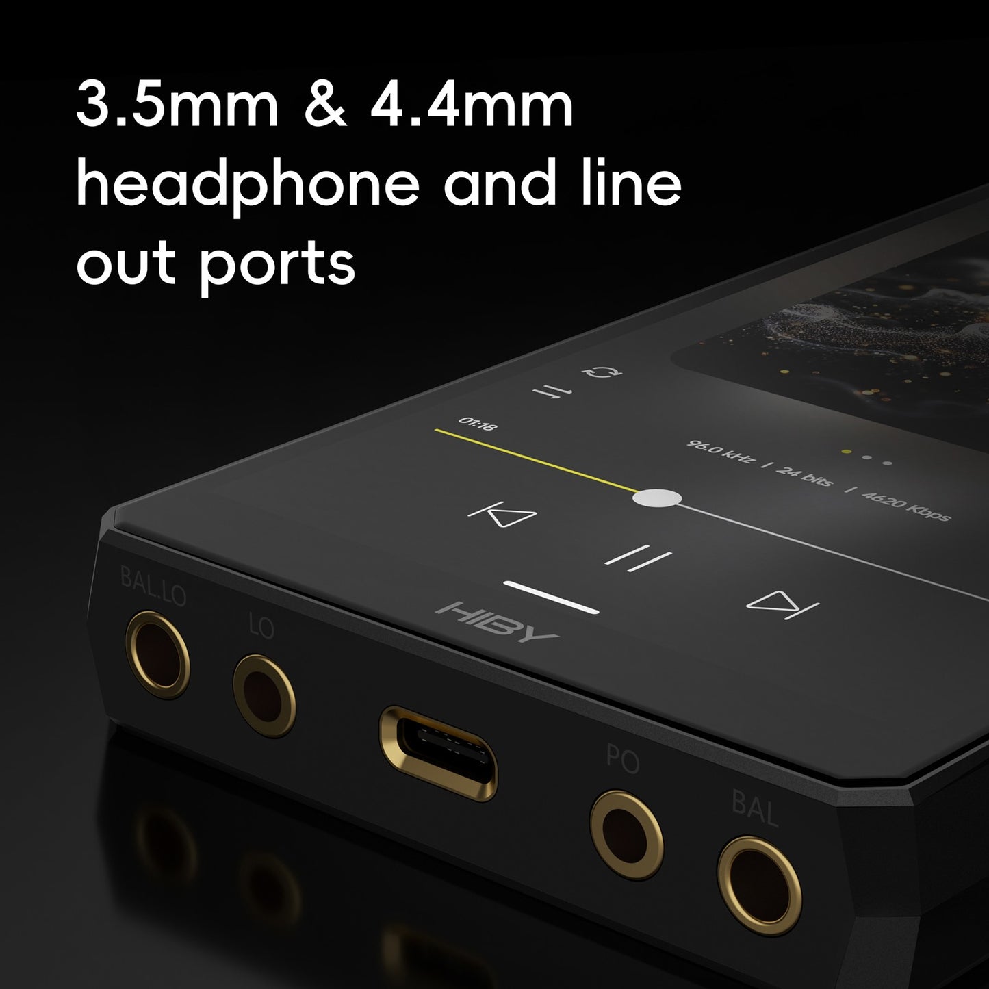 HiBy R6III 2025 / R6 Geração 3 Reprodutor de Música MP3 Android 12 DAC USB HIFI WiFi Bluetooth 5.0 CS43198 *4 MQA16x DSD512 PCM768 4500mAh