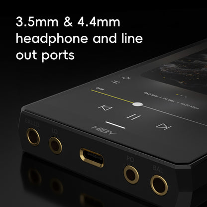 HiBy R6III 2025 / R6 Geração 3 Reprodutor de Música MP3 Android 12 DAC USB HIFI WiFi Bluetooth 5.0 CS43198 *4 MQA16x DSD512 PCM768 4500mAh
