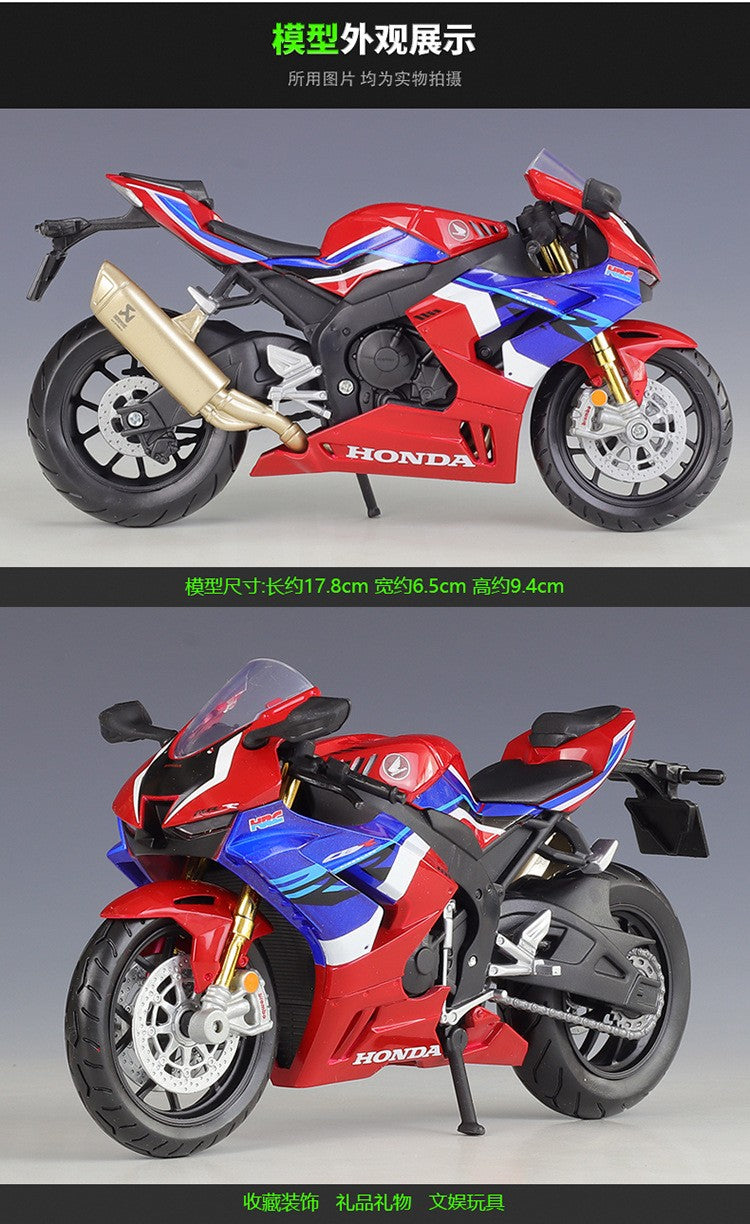 Maisto 1:12 Honda Cbr1000rr-r Cbr1000rr 1000 rr Fireblade Sp Simulação de Carro de Corrida Modelo de Moto de Liga Com Base Brinquedos e Presentes