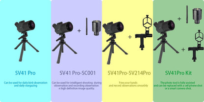 Svbony Mak Spotting Scope 70mm/80mm/90mm FMC Coating mak telescope for Bird Watching, Lunar, Planetary Observations