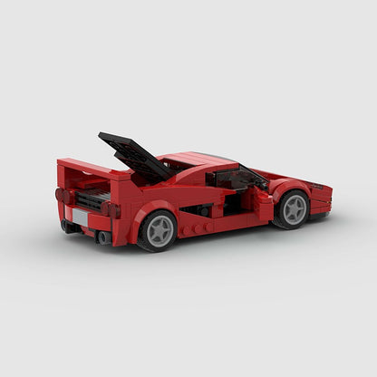 MOC Carro Esportivo de Corrida Veículo Cidade Speed Racer Modelo Técnico Blocos de Construção Tijolos Supercarro F1 Brinquedos Infantis Presentes para Meninos NSX