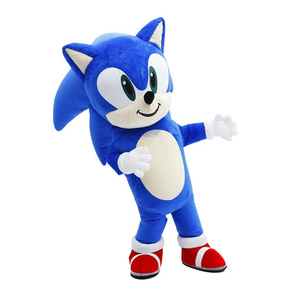 Inflatable Cartoon Hedgehog Costume Mascot Parade Adult Character Cosplay Animal Birthday Halloween Party Event Plush Set