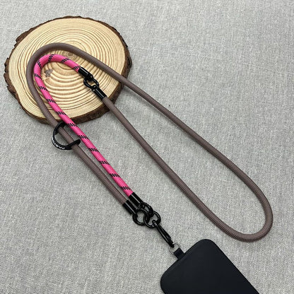 Corda de Pescoço Ajustável de 120 CM para Telefone, Alça Transversal, Destacável, Capa de Celular USB, Corrente de Ombro, Corda, Coleção 2025