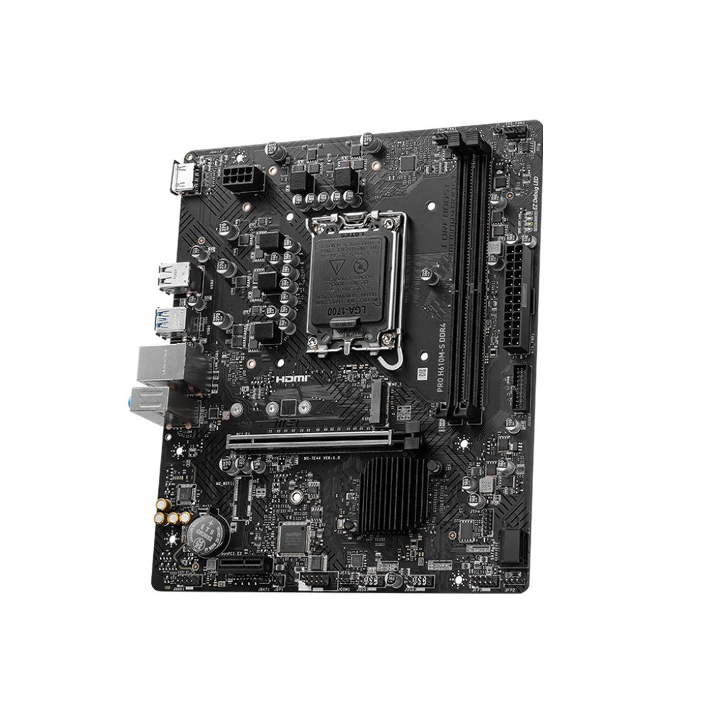 MSI PRO H610M-S DDR4 INTEL H610 Support Intel Core 14th/13th/12th Gen Processors Pentium Gold and Celeron LGA 1700 motherboard