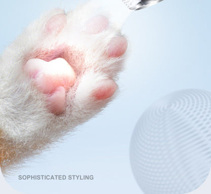 Máquina de Tosa Profissional para Cães e Luz LED Display LCD Lâmina de 18mm para Aparar Patas Baixo Ruído Aparador de Pelos de Pet sem Fio