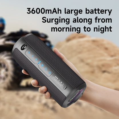 ZEALOT-S49PRO Portable Bluetooth Speaker 20W IPX6 Waterproof Powerful Sound Box Bass Boost Dual Pairing True Wireless Speaker