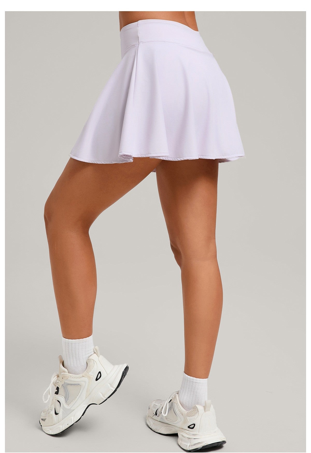 Women's Sports High Waisted Short Skirt Comfortable Breathable Belt Safety Pants and Pocket Tennis Workout Yoga Golf Mini Skirt