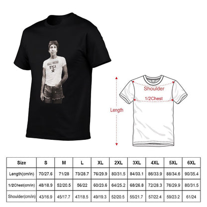 Leonard Cohen Casual Icon T-Shirt black cotton t-shirt plain for man package man t shirts for men
