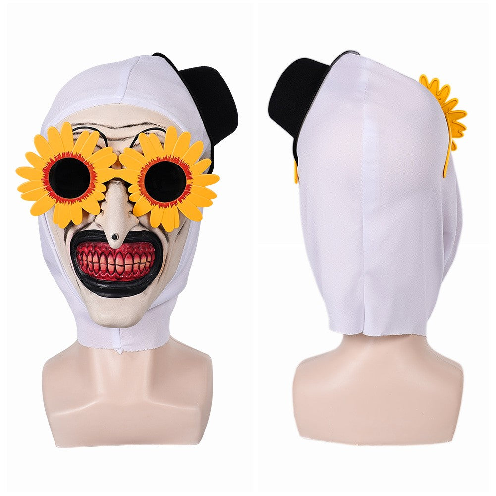Art the Clown Cosplay Retro Trumpet Prop Mask Horn Glasses Honor Movie Terrifiering Costume Accessories Outfits Halloween Fancy