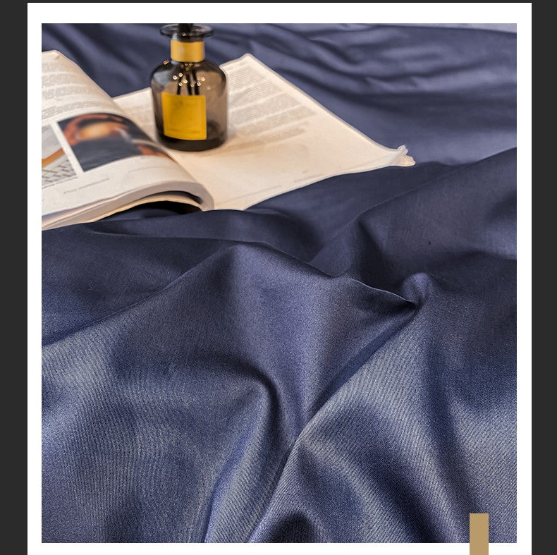 Lençol de Cima Bordado 100% Algodão Egípcio Sedoso Conjunto de Cama Lençol de Cima Queen King Size