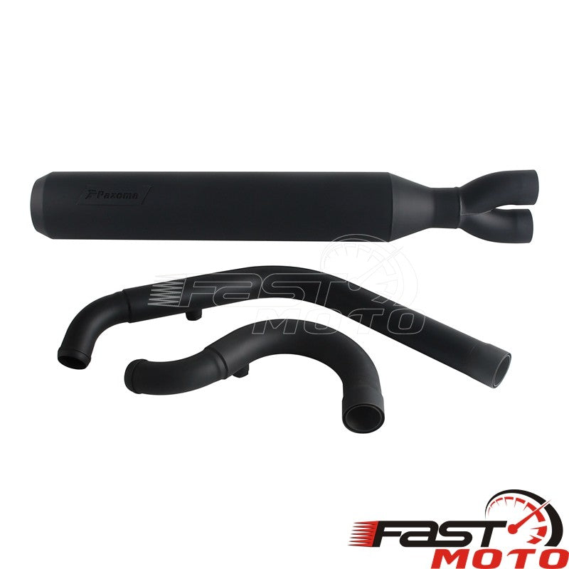 2-into-1 Motorcycle Exhaust System Muffler Pipe For Harley M8 Softail 2018-2026 FXST FXBB FXBBS FXFBS FXFB FLSL FLDE FXLR FXLRS