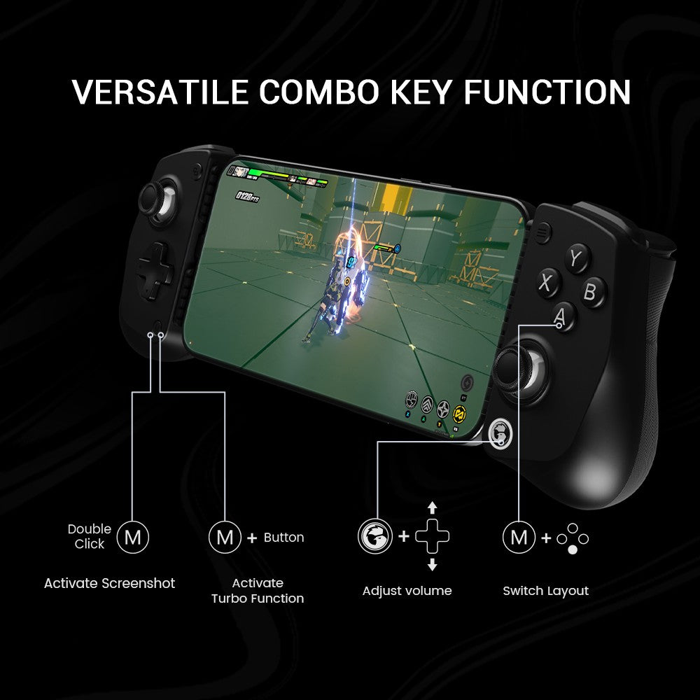 GameSir X5 Lite Type-C Wired Mobile Game Controller with Hall Effect Joystick for iphone 15/ Android/ipd mini/Y700