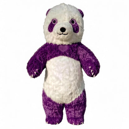 Giant inflatable cartoon doll costume, polar bear inflatable costume, funny street mascot, Halloween party, commercial role-play