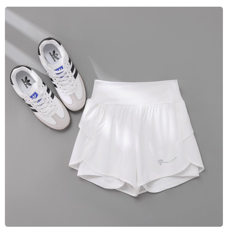 DRUR Sports Shorts Women High Waist Loose Yoga Shorts With Pocket Female Short Pants Woman's Gym Running Shorts Fitness Clothes