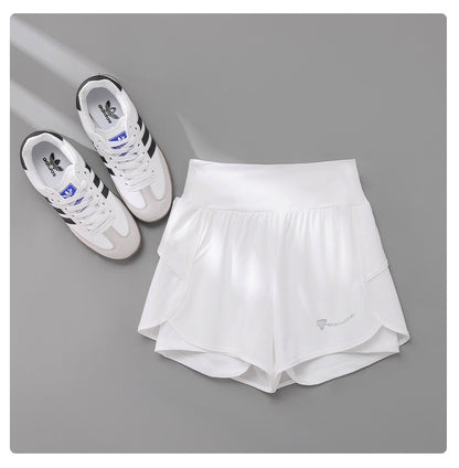 DRUR Sports Shorts Women High Waist Loose Yoga Shorts With Pocket Female Short Pants Woman's Gym Running Shorts Fitness Clothes