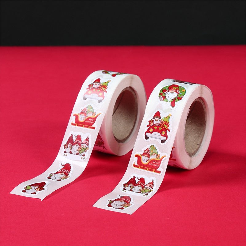 500pcs Christmas Stickers Merry Christmas Party Decoration 2025 Xmas Santa Claus Stickers Navidad Natal New Year Gift 2026