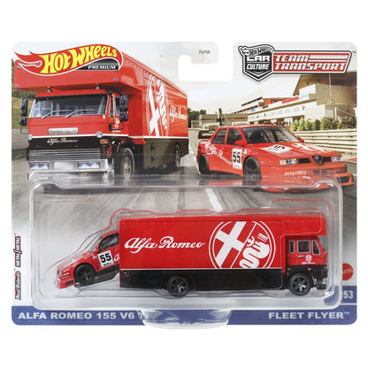 2025 New Genuine Mattel Hot Wheels 1:64 Team Transport 2024 FLF56 D Mix 4 1/64 Collection Diecast Vehicle Models Toys Kids Gifts