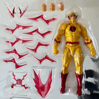 Revoltech Amazing Yamaguchi Flash Action Figure Articulado 17cm Flashpoint Modelo Kaiyodo Flash Bonecos Coleção Brinquedo Presentes de Fim de Ano