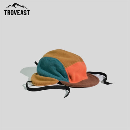 Chapéu de Inverno Corta-vento Térmico de Fleece Estilo Pescador Cinco Painéis para Ciclismo, Atividades ao Ar Livre, Proteção de Orelha Contra o Frio para Esportes de Inverno?
