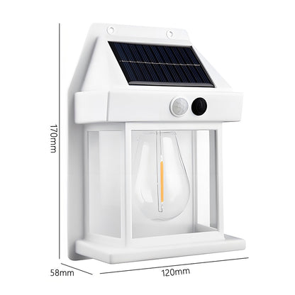 Powerful Solar Wall Light Outdoor Waterproof LED Lamp House Garden Fence Decoration Light Sensor Solar Energy Wall Lantern LED