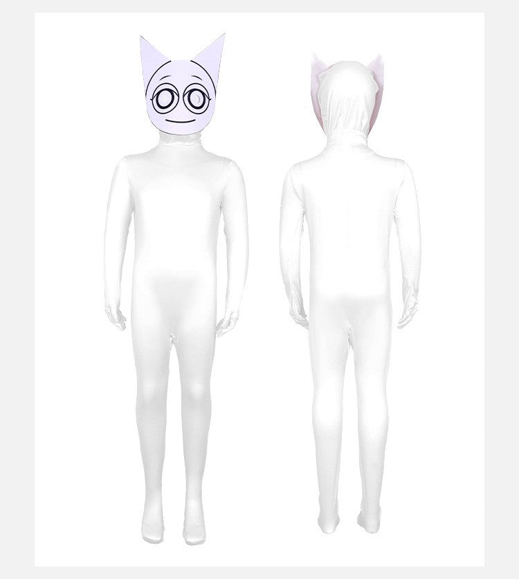 In-Stock Sprunki Incredibox Cosplay Costume - Halloween Stage Performance Bodysuit