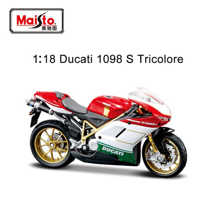 Novidade em Estoque Maisto Série Motocicleta 1:18 Yamaha Mt10 Liga Miniatura Modelo Diecast Ducati Kawasaki Bmw Moto Brinquedos Personalizados Presente