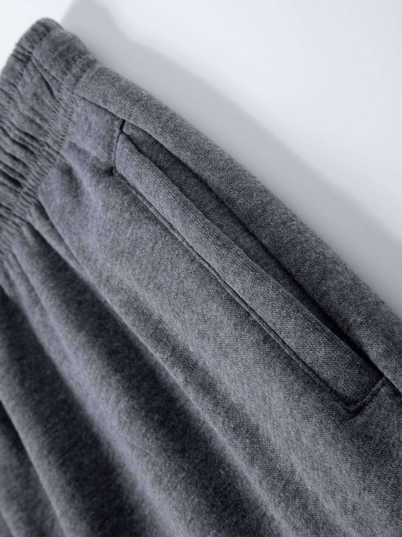 Men's Fleece Lined Casual Sports Long Pants Workwear Drawstring Jogging Pants Casual Multi Pockets Baggy Pants Men's Sweatpant