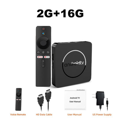 Android14 TV Box Q10 Allwinner H313 Suporta Wi-Fi Duplo 2.4G e 5G 8K 64G 128G Rom Set Top Box Media Player TV Box Set Top Box de Voz