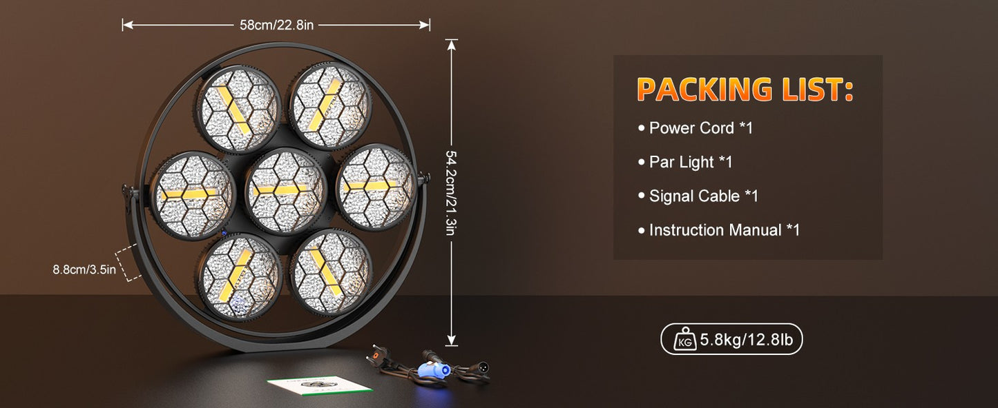 350W COB LED Retro Lights Linear Vintage Light Stage Effect Lighting Projector for Party Concert Wedding Theater Live Show Club