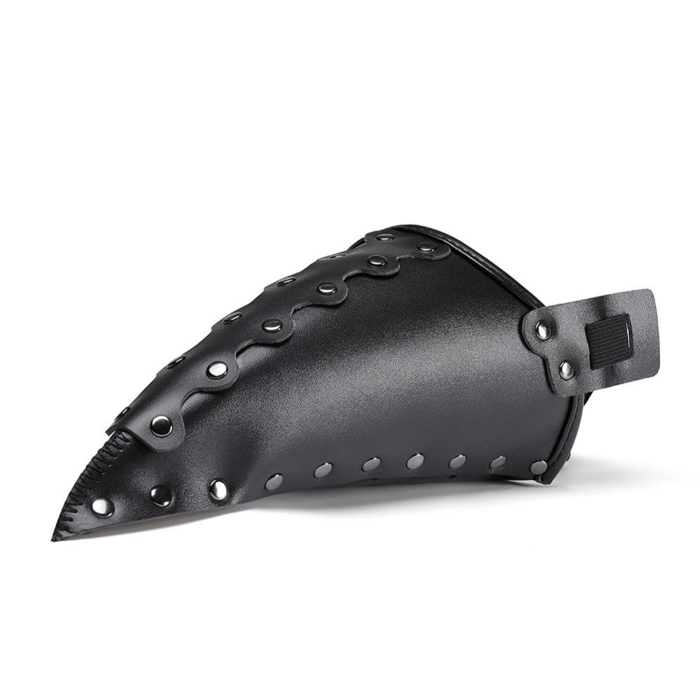 PU Leather Plague Doctor Mask Scary Steampunk Halloween Cosplay Gothic Festival Funny Face Props Carnival Masquerade Party Mask